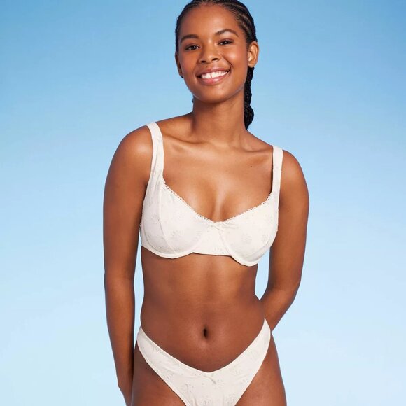 Pointelle Underwire Bikini Top - Wild Fable™ - Picture 1 of 2